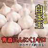 【10箱限定‼️残りわずか】青森にんにく『白玉王』1キロ（中小18玉以上）