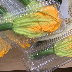大箱いっぱい❣️花ズッキーニ30本‼️ズッキーニ6本❗️緑と黄色‼️➕α