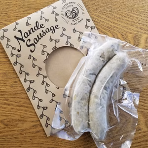 奥能登穴水産の牡蠣をたっぷり詰め込んだ牡蠣のソーセージ