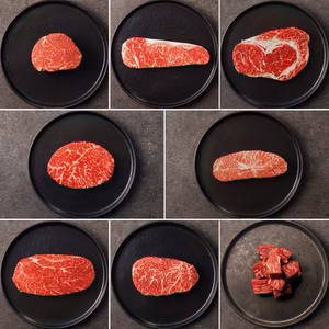 【29の日】［～1/4まで］里山牛ステーキ 全８種食べ比べセット（1,040g）