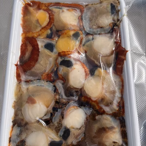 旨味濃厚✨ヒオウギ貝剥き身10個入×２パックとカメノテ1kgセット‼️