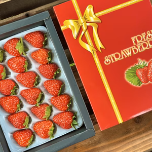厳選18粒入り　新鮮朝採りいちご