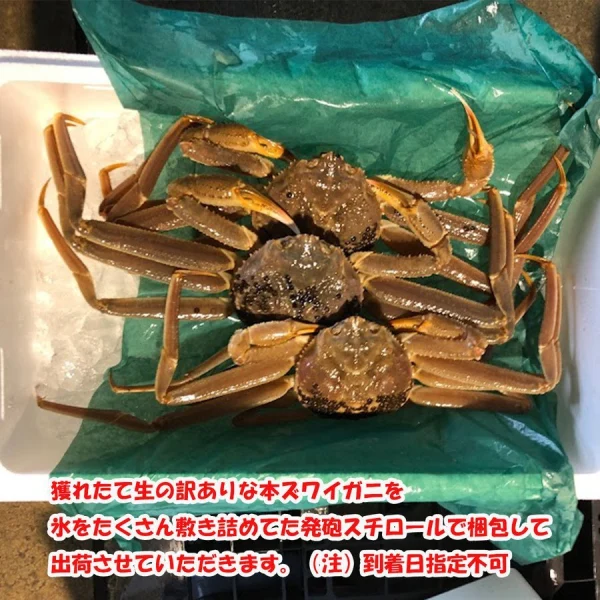 訳あり生本ズワイガニ ｜魚介類の商品詳細｜ポケットマルシェ｜産直