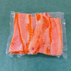【-60冷凍】ヤバすぎる脂乗りの輝サーモンハラス1P300g〜