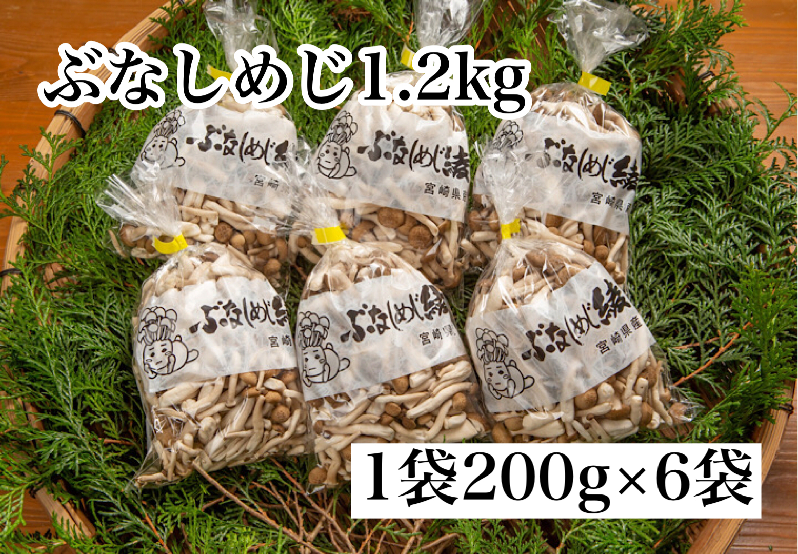 農家直送！B品ぶなしめじ1.2kg｜しめじの商品詳細｜ポケットマルシェ