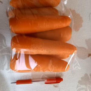 とても甘い八ヶ岳高原のにんじん　やや小さめ（農薬・化学肥料不使用）