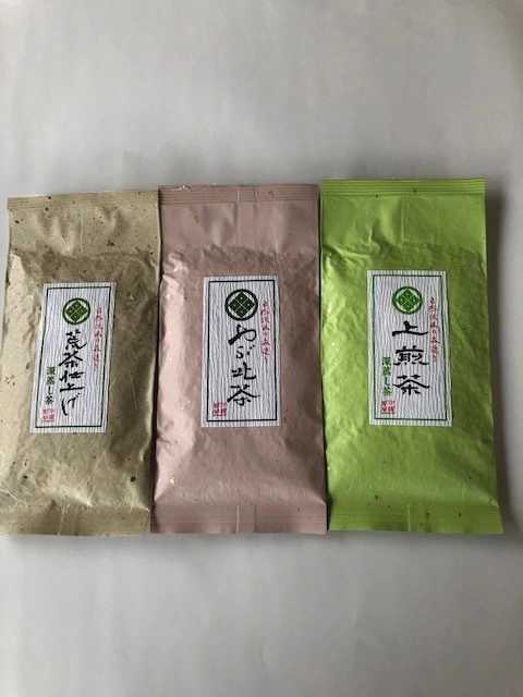 ネコポス専用　静岡（森町産）深蒸煎茶 　飲みくらべセットのお茶 