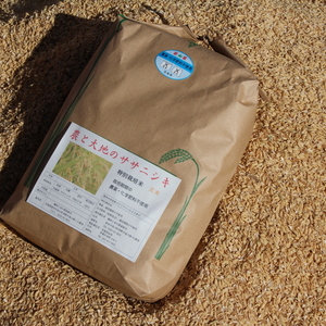 ササニシキ 農薬・化学肥料不使用栽培【玄米】2kg～