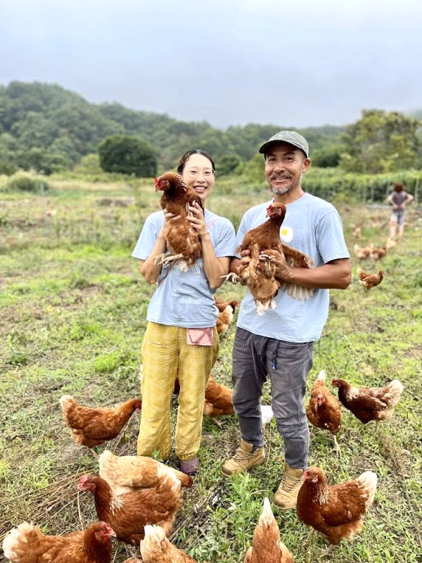 【GW体験商品】北海道で放し飼いコッコちゃんとふれあい体験