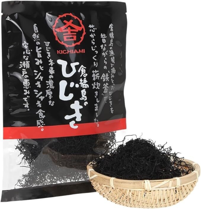 鉄釜だき鉄分タップリ倉橋島のひじき20g【2個までポスト便】｜水産加工
