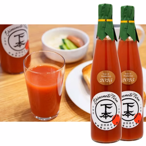 【２本】完熟飛騨トマトジュース 500ml 食塩・砂糖無添加