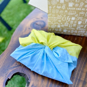 【予約※12/15頃出荷】風呂敷ギフト！贅沢な茶豆風味の枝豆【英】