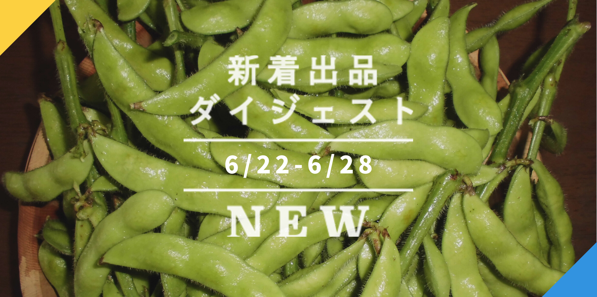 バックナンバー]暑いからウマい3選→400年農家の枝つき枝豆🍺緊急販売