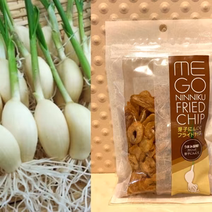 スプラウト青空にんにく10本フライドチップ60gセット