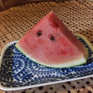 夏の香「小玉西瓜」(農薬不使用)【７月末まで】
