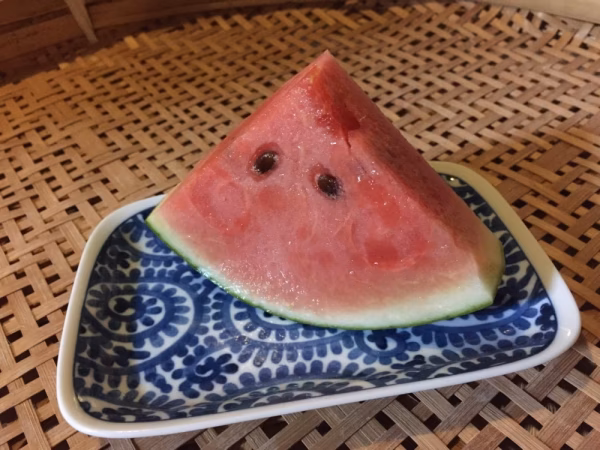 夏の香「小玉西瓜」(農薬不使用)【７月末まで】