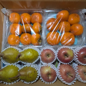 柿、リンゴ、洋ナシ