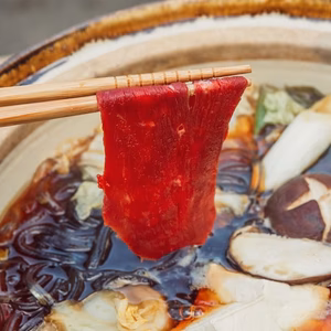 しゃぶしゃぶ用京都鹿スライス　300g