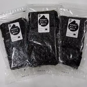 【ネコポス】わけありオリーブ焼のり×3袋入り