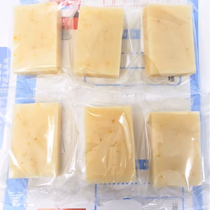 【わけあり・送料込み・メール便】有機ゆず入り白米角もち１２個 ６00ｇ