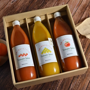 【ギフトＢＯＸ】トマトジュース1ℓ3種3本セット