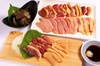 大摩桜全種類セット！鶏刺し5Pセット+炭火焼１P+漬け刺し丼＋醤油(冷凍）
