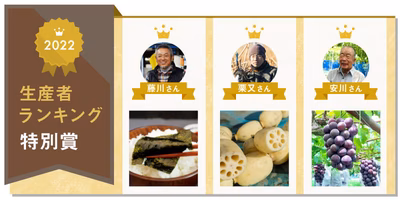【特別賞】2022生産者ランキングを発表🎉