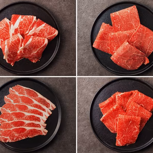 【家計応援】［～3/22まで］里山牛すきしゃぶ４種 食べ比べセット（700g）