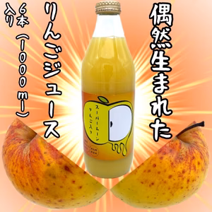 偶然生まれたりんごジュース・1000ml×6本入り