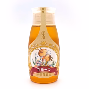 国産純粋百花蜂蜜 500ｇポリチューブ
