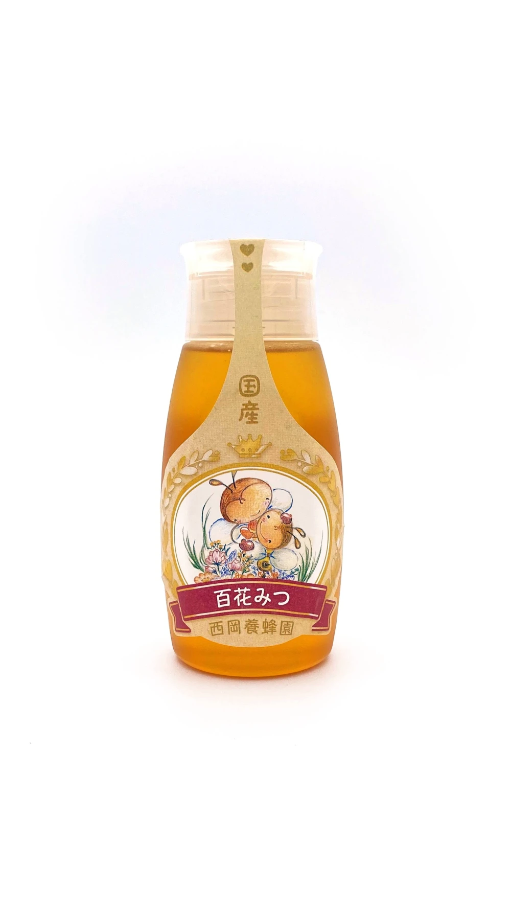 国産純粋百花蜂蜜  500ｇポリチューブ