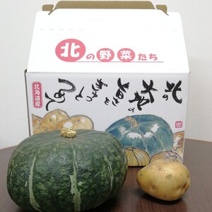 【ご予約10月発送】北の野菜たち　カボチャ　じゃがいもセット　