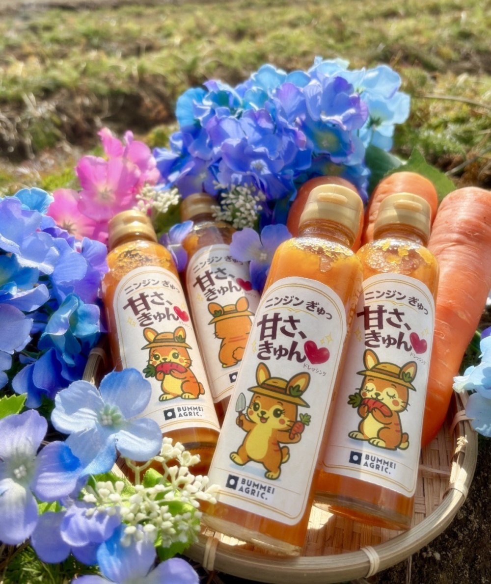 岸辺露伴　インク瓶　5個　ドリンク 神奈川県産 アロマレッド にんじんドレッシング 4本セット