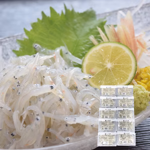 【愛媛県産】鮮度との闘い！極上鮮度の生しらす50g×10