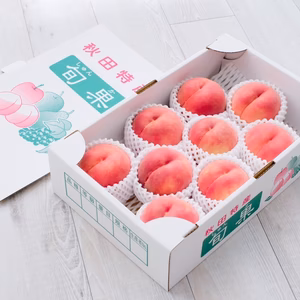 朝どり直送　さくら白桃　家庭用　3キロ〜