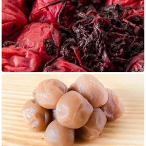 【お得用】昔ながらのしそ漬けつぶれ梅干1kg   はちみつリンゴ酢小梅500g
