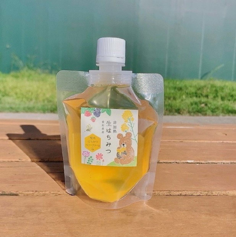 メール便】非加熱はちみつ（パウチタイプ） 150g｜蜂蜜の商品詳細