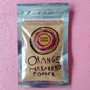 乾燥オレンジハバネロパウダー
