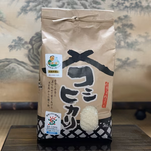 R6コシヒカリ白米約5kg・⑦環境こだわり米