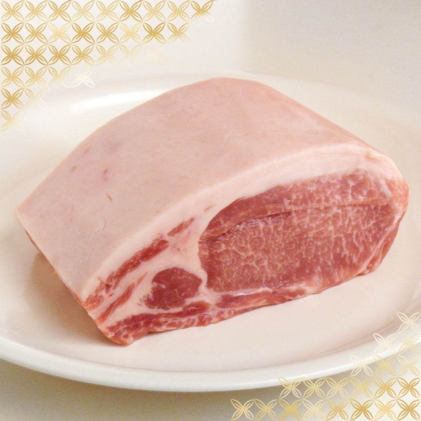 伊達の純粋赤豚ロースブロック(冷凍・真空) 赤豚ロースブロック(500g×2)