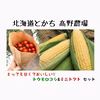 北海道十勝産【トウモロコシ10本&ミニトマト1kg】セット