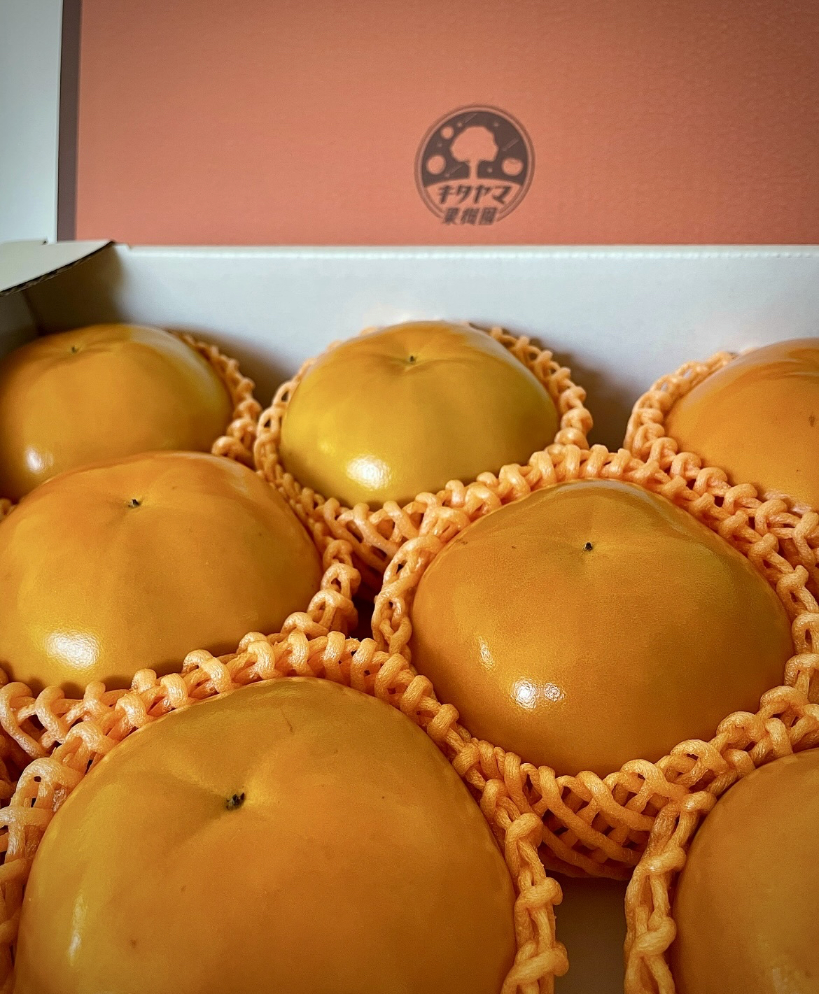 [送料500円引き]紀州てまり(柿) A級品 4Lサイズ以上 7〜8玉入り 大玉4L以上7〜8玉入り