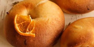 ずっともぐもぐしていたい。幸せを噛みしめる柑橘ベーグル。