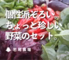 個性派【ちょっと珍しい野菜のセット】（クール便）