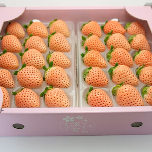 【ほのかな桜色いちご】佐賀県白石町産「淡雪」　220g×2パック