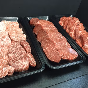 八雲牛焼肉セット200ｇ×３個（総重量600ｇ）