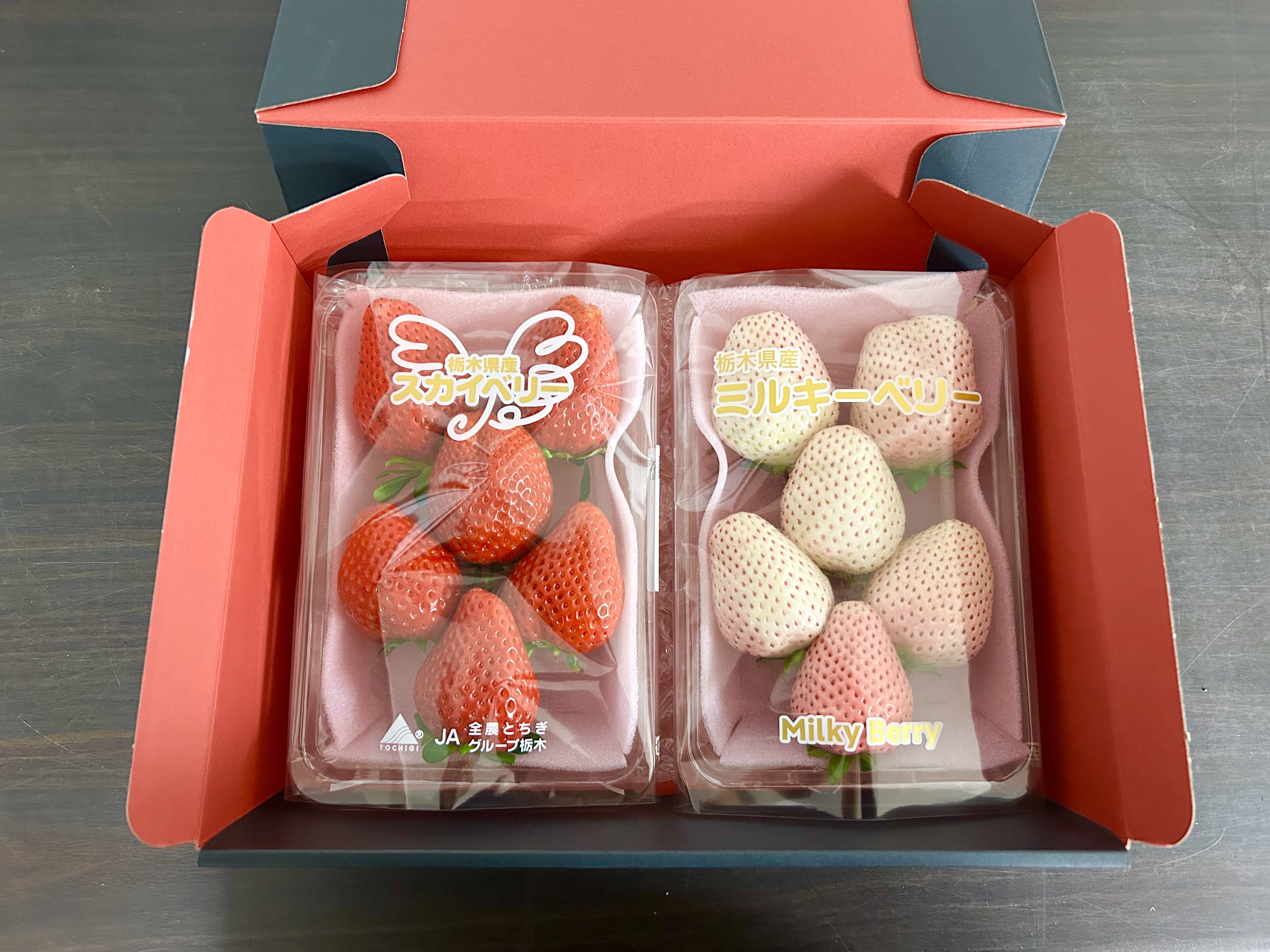贈答用『紅白セット』フレーズのこだわりいちご｜いちごの商品詳細