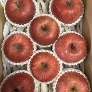 蜜入チェック済葉取らずスペシャル3キロ8入樹上完熟蜜入りサンふじ農薬半減栽培