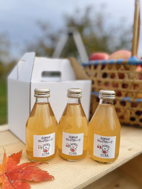 【送料無料】青森県産リンゴジュース180ml（トキ・弘前ふじ・紅玉）12本セット