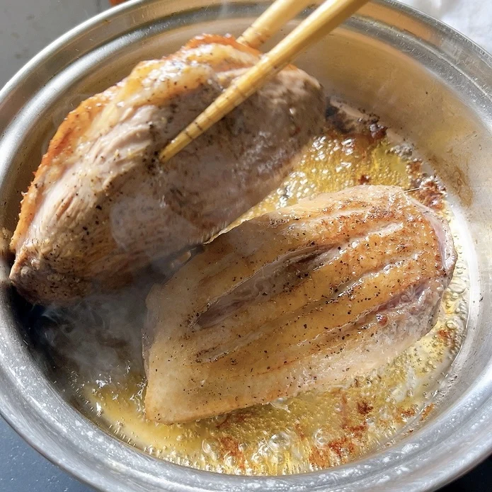 フランス鴨（バルバリー種）むね肉(約200g〜)2パック